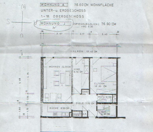 Schöne 3 Zi-Wohnung Univiertel bei Siebentischwald zu verkaufen! OHNE MAKLER!!!