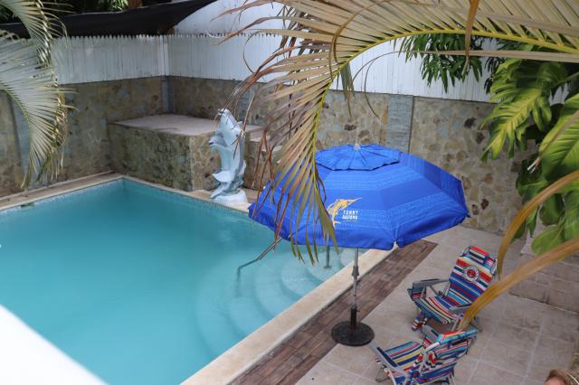 Puerto Plata, Grosses Haus 400m2, auf Grundstueck 930m2 mit Pool, Brunnen Terass