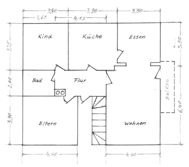 3-4 Zimmer ruhige Lage