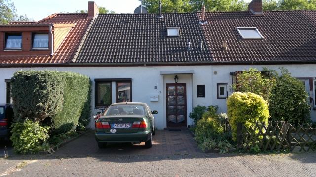 Ein Reihenhaus zu verkaufen