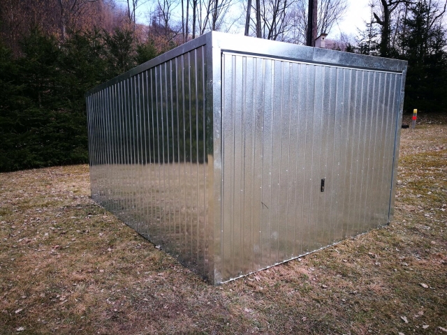 NEUE MODELLE Garage Blechgarage Metallgarage Schuppen Fertiggarage Lager 3x6m