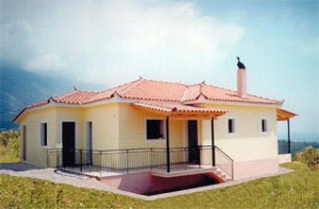 Neubau Angebot fuer ein Fertigbauhaus nahe Kalamata/Peloponnes/Griechenland