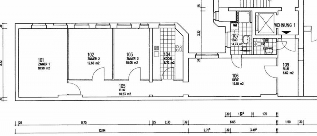 95 m Büro- oder Praxisräume in Frankfurt (Oder)