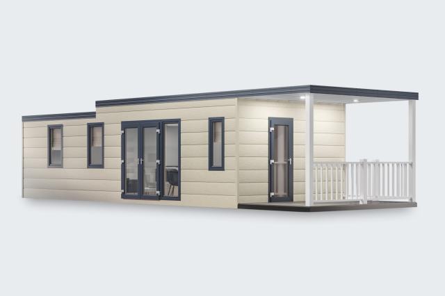Mobilheim, Chalet, Ferienhaus - Sheraton T. (10 x 4 m) - auch mit Stellplatz!