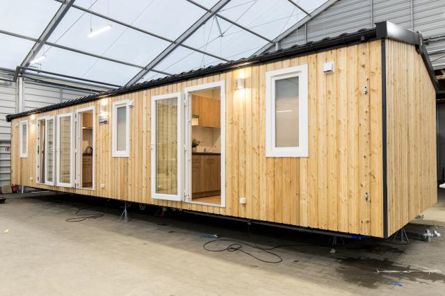 Mobilheim, Chalet, Ferienhaus - Hotel Solution (11 x 4 m) - auch mit Stellplatz!