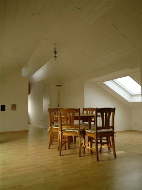 Helles 1 Zimmerappartment (Dachgeschoß) in 3-Familiehaus mit Einbauküche in ru
