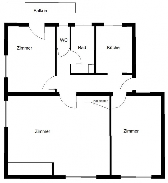 3,5 Zimmer Wohnung in guter Lage in Ludwigsburg-Ossweil von privat