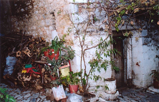 Altes Steinhaus auf Lesvos/Griechenland