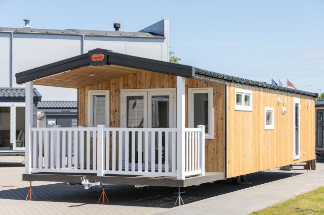 Mobilheim, Ferienhaus, Chalet - Ballum (12,5 x 4 m) - auch mit Stellplatz!