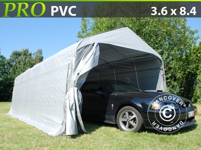 Zeltgarage PRO 3,6x8,4x2,68m PVC