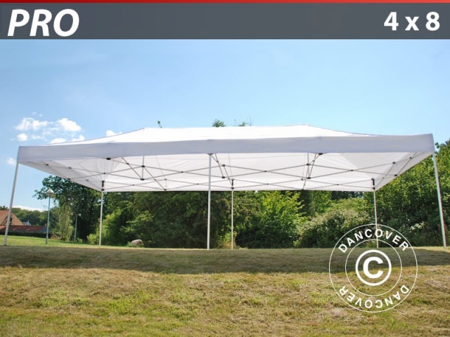 Faltzelt FleXtents PRO 4x8m Weiß