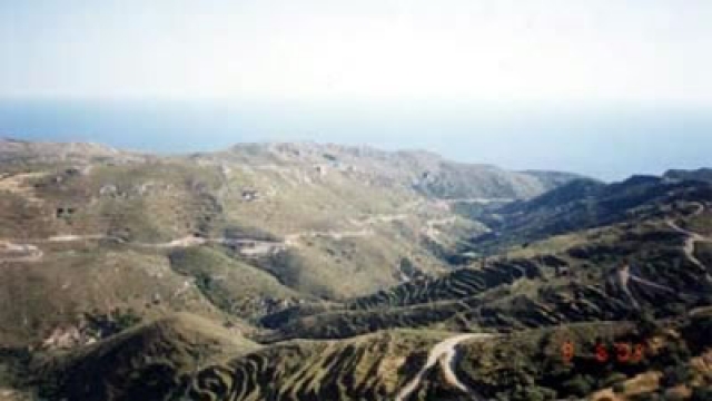 Terrassenfoermiges Grundstueck nahe Paleohora/Griechenland