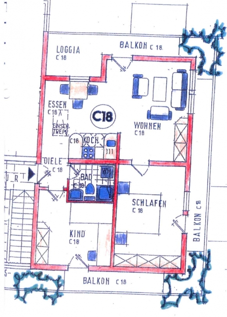 3,5 Zimmer Penthousewohnung Provisionsfrei