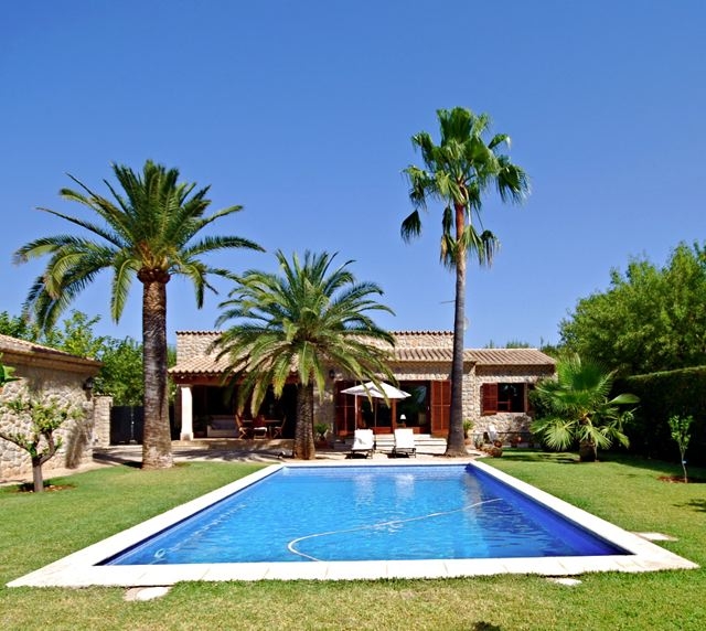 Mallorca wunderschöne Finca für Familien bis 5 Personen mieten, Ferienhaus unt