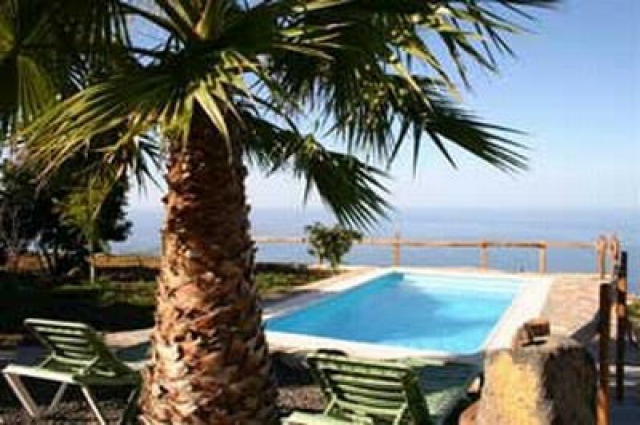 Kanaren Insel La Palma- Ferienhaus Capellana mit Pool
