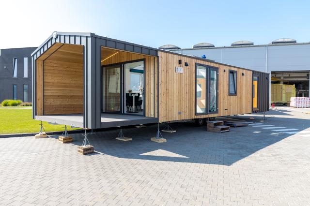 Mobilheim, Chalet, Ferienhaus - Capri Luxury (12,5 x 4 m) - auch mit Stellplatz!